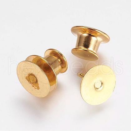 Brass Brooch Base Settings KK-WH0001-01G-1