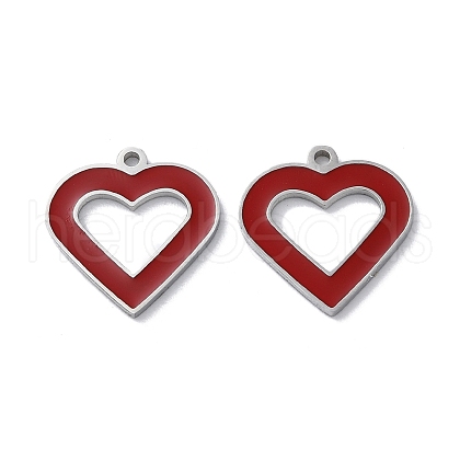 304 Stainless Steel Pendants STAS-C083-04P-02-1