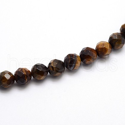 Natural Grade AB Yellow Tiger Eye Round Beads Strands G-O047-10-8mm-1