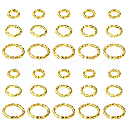 90Pcs 3 Styles Iron Open Jump Rings IFIN-YW0003-45-1