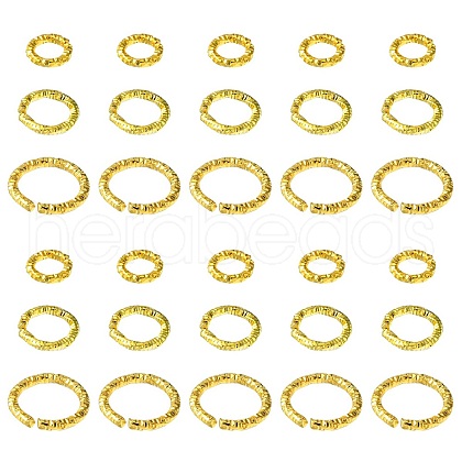 90Pcs 3 Styles Iron Open Jump Rings IFIN-YW0003-45-1