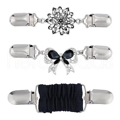 Vintage Sweater Shawl Clips Cloak Cape Clips Cardigan Clip Shawl Collar Clasp Dress Shirt Brooch Clip Gift for Women JX495A-1
