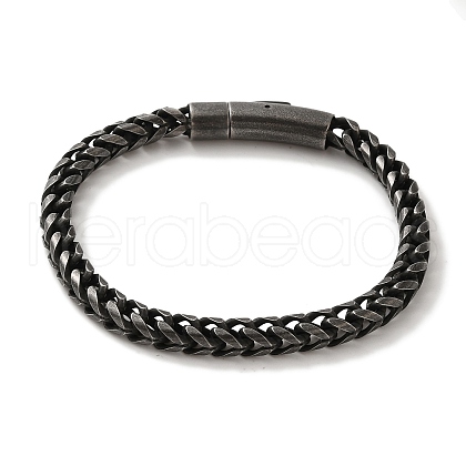 316 Surgical Stainless Steel Wheat Chain Bracelets BJEW-Q349-03B-02-1