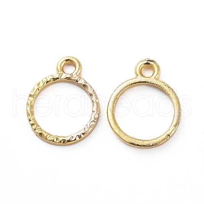 Zinc Alloy Open Back Bezel Pendants PALLOY-E577-10G-1