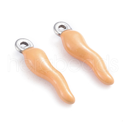 304 Stainless Steel Pendants STAS-I148-02P-08-1