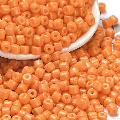 Baking Paint Pearlized Glass Seed Beads SEED-C001-04A-19-1