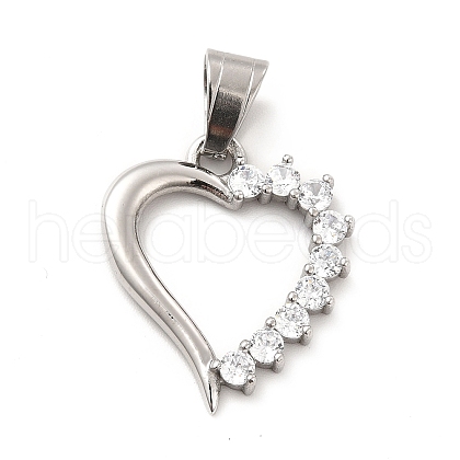 304 Stainless Steel Pendants STAS-K243-18P-1