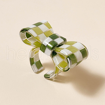 Resin Open Cuff Rings for Women FS-WG327AE-02-1