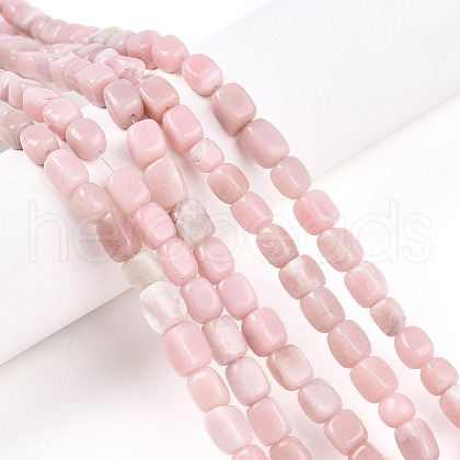 Natural Pink Opal Beads Strands G-N346-04A-09-1