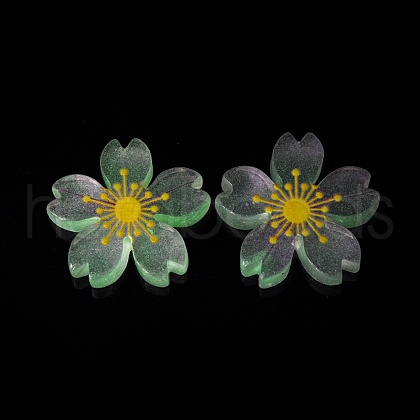 Luminous Resin Cabochons X-RESI-G030-01A-1