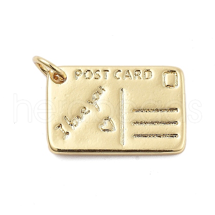 Brass Pendants KK-Q006-08G-1