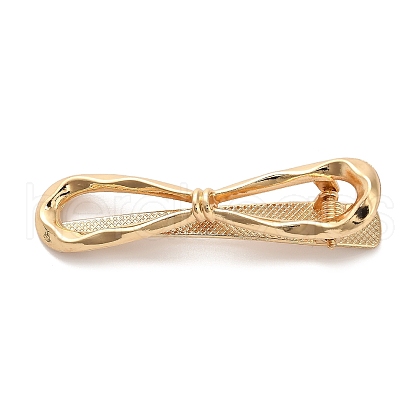 Alloy Alligator Hair Clips AJEW-A061-01D-G-1