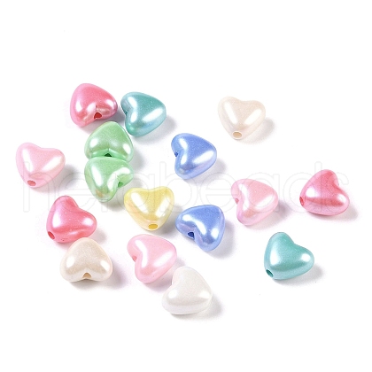 Plating Opaque Acrylic Beads MACR-K361-03-1