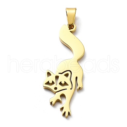 304 Stainless Steel Pendants STAS-D036-12G-1