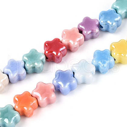Handmade Porcelain Bead Strands PORC-N011-04-1