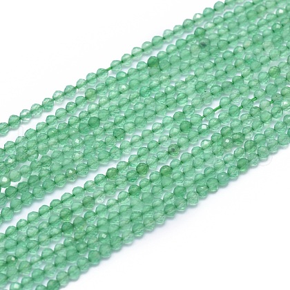 Natural Dyed & Heated Green Onyx Agate Beads Strands G-G792-41-1