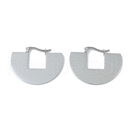 Non-Tarnish 304 Stainless Steel Earrings EJEW-U004-09P-1