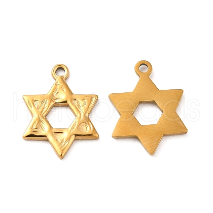 Ion Plating(IP) 304 Stainless Steel Pendants STAS-Q001-02G-1