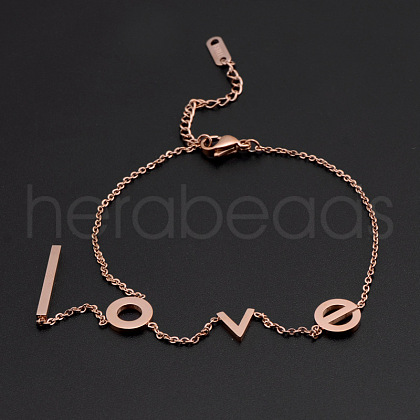 Stainless Steel Charm Anklets WGE3F25-15-1