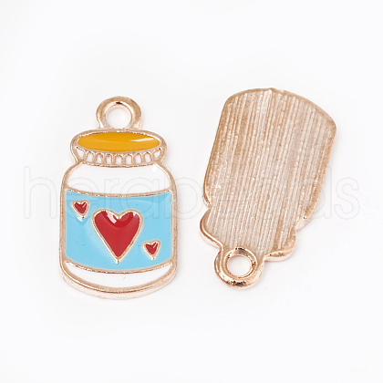 Alloy Enamel Pendants CD-TAC0001-28KCG-A-1