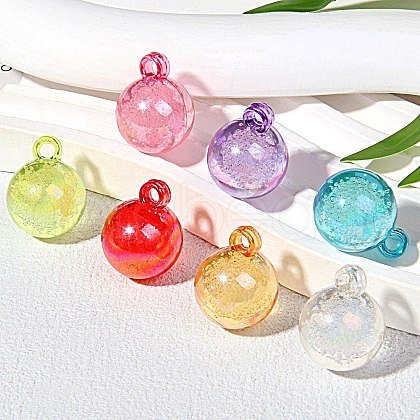 Transparent Acrylic Pendants OACR-I019-01-1