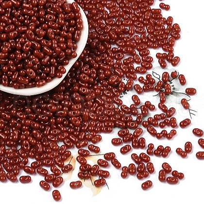 Baking Paint Glass Seed Beads SEED-L011-09A-24-1