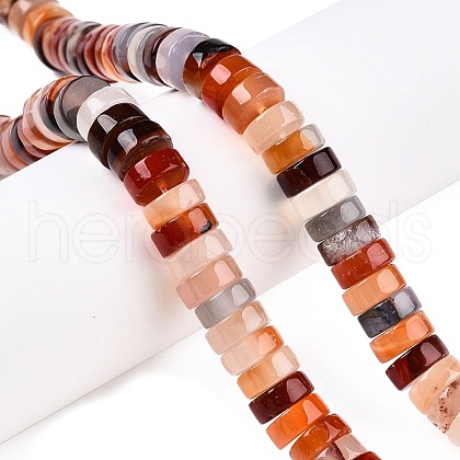 Natural Red Agate Beads Strands G-T138-52-1