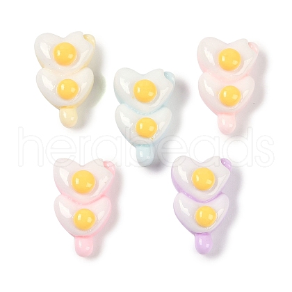 Macaron Color Egg Theme Opaque Resin Decoden Cabochons CRES-M036-10D-1