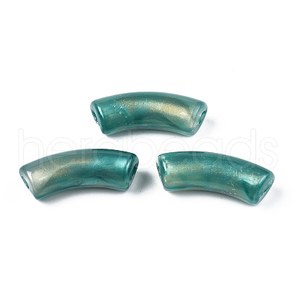 Opaque Acrylic Beads MACR-N009-019G-1