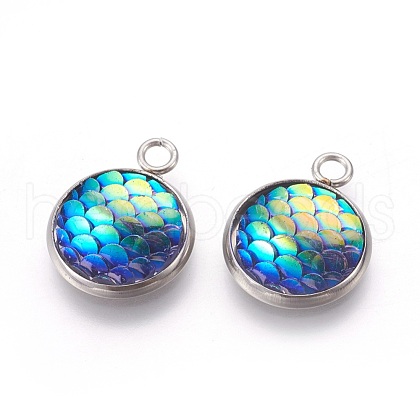 Resin Pendants RESI-L024-02-1