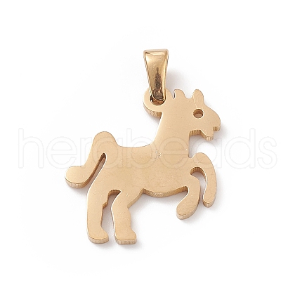 PVD Vacuum Plating 304 Stainless Steel Pendants STAS-G284-18G-1