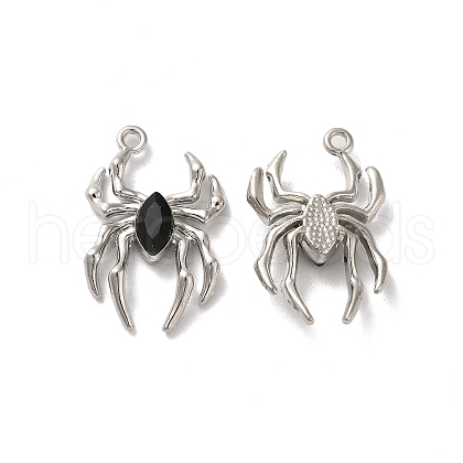 Glass Spider Pendant PALLOY-K001-067P-03-1