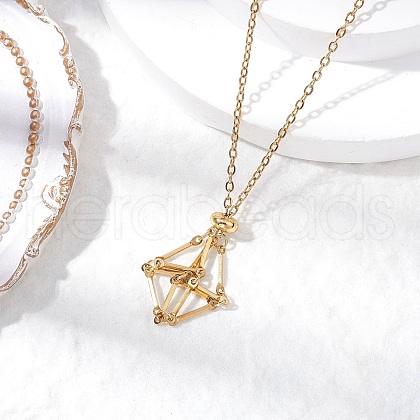 304 Stainless Steel Macrame Pouch Empty Stone Holder Necklace Making NJEW-JN05237-01-1