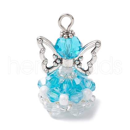 Glass Pendants PALLOY-MZ00665-03-1