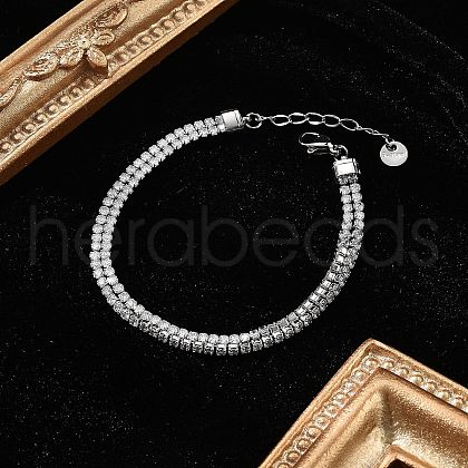 Stainless Steel Multi-strand Bracelets for Women BJEW-F485-01P-02-1