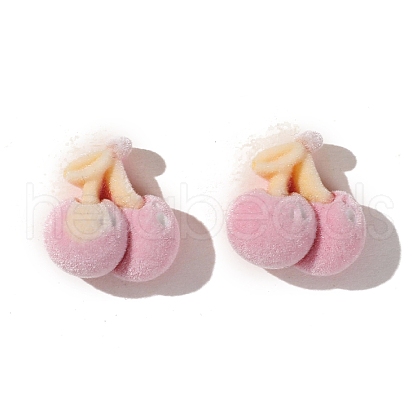 Flocking Resin Cabochons PW-WG84653-05-1
