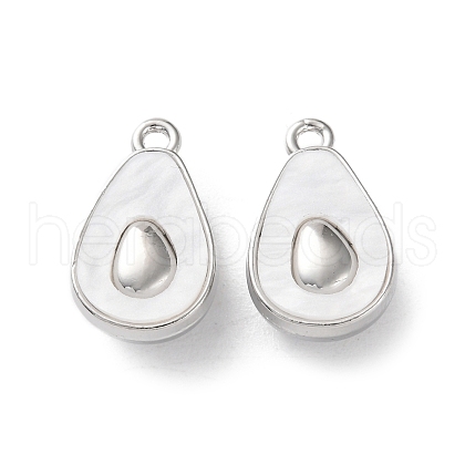 Rack Plating Alloy Acrylic  Pendants FIND-M038-09P-1