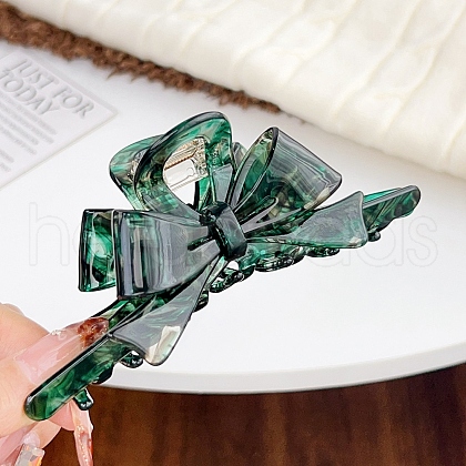Cellulose Acetate(Resin) Claw Hair Clips PW-WGDE344-02-1