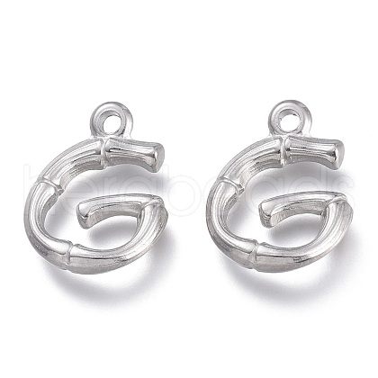 Non-Tarnish 304 Stainless Steel Pendants STAS-G214-38P-G-1