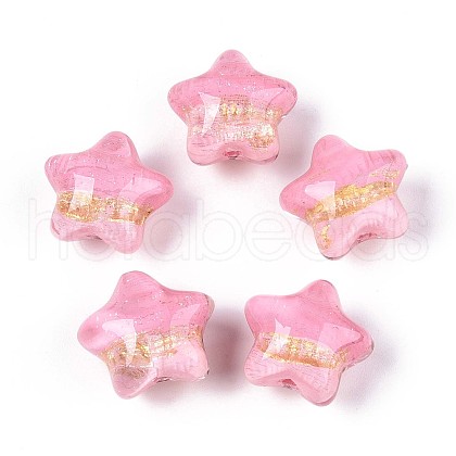 Transparent Resin Enamel Beads RESI-N043-02F-1