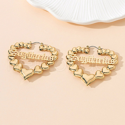 Alloy Hoop Earrings WG15DC6-06-1