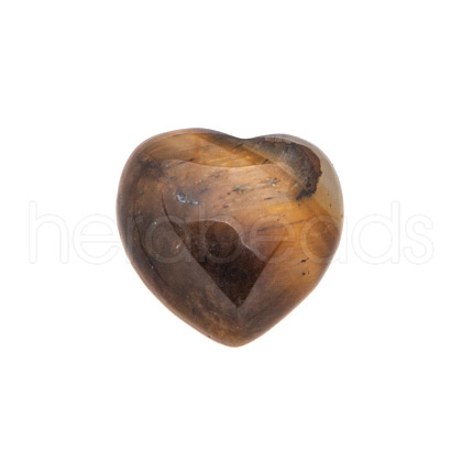 Natural Tiger Eye Heart Sculpture Display Decorations PW-WG48DEF-11-1