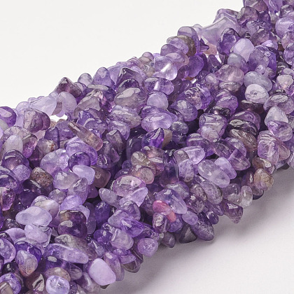 Natural Amethyst Beads Strands G-D283-3x5-7-1