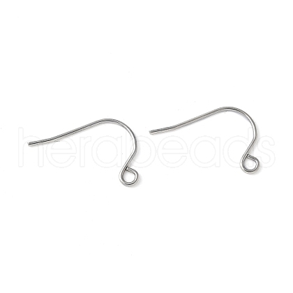 316 Surgical Stainless Steel Earring Hooks STAS-Z124-02C-P-1