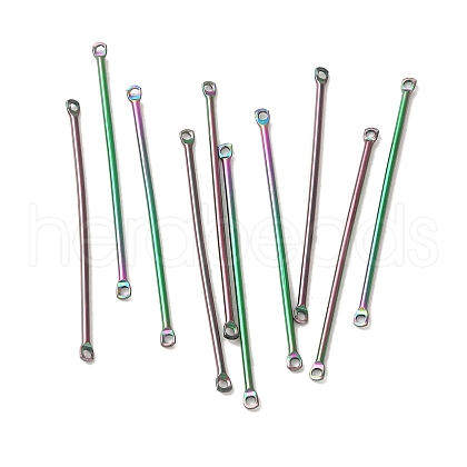 Ion Plating(IP) 304 Stainless Steel Connector Charms STAS-Q323-04G-MC-1