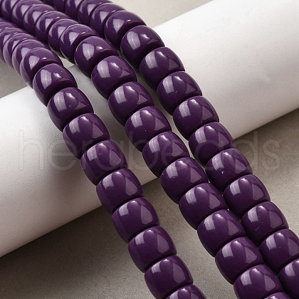 Natural Lepidolite/Purple Mica Stone Beads Strands G-F791-B01-1
