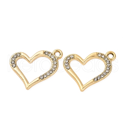 Alloy Rhinestone Pendants PALLOY-S052-01G-D-1
