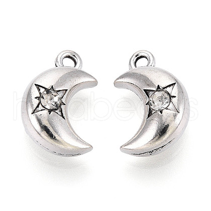 Tibetan Style Alloy Charms TIBE-N013-22AS-1