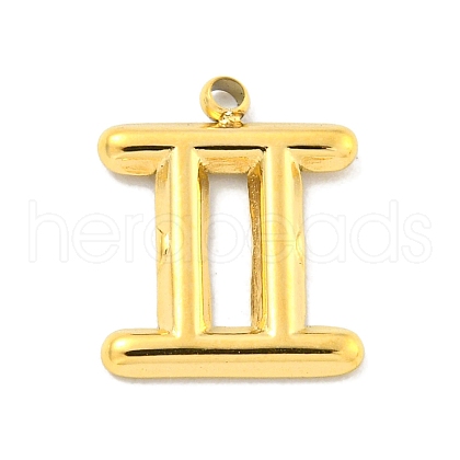 Real 18K Gold Plated PVD Vacuum Plating 304 Stainless Steel Pendants STAS-L278-002G-03-1