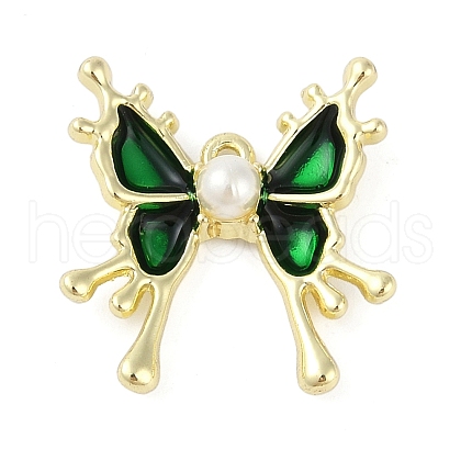 Alloy Enamel Pendants FIND-K018-01G-1